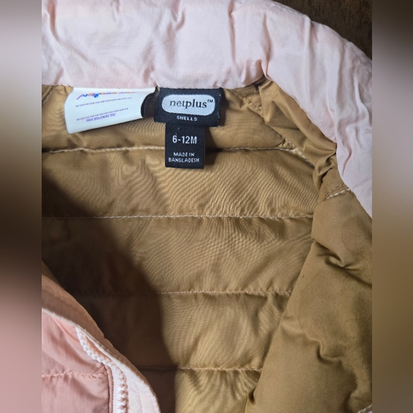 Patagonia Baby Girl Down Sweater Jacket 6 - 12 Month - Picture 3 of 3